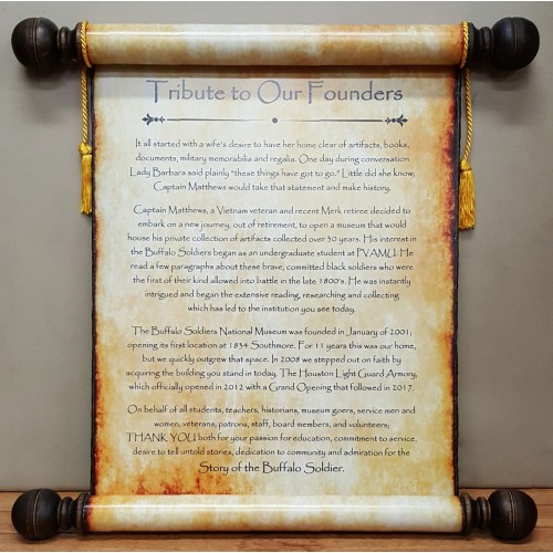 16 x 20 Customized Large Scroll Plaque Scrolls Unlimited, Inc.